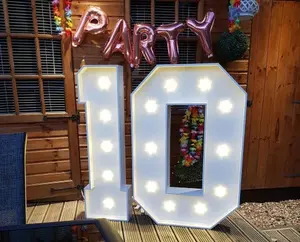Marquee Letters 4ft Led Number For Wedding Custom Giant Logo Large Love Light Up Bulb Signs Outdoor Big Love Words For Party