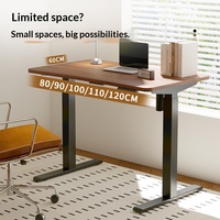 Bureau d'ordinateur en bois réglable en hauteur de style gaming, avec cadre ergonomique extensible, idéal pour la chambre et le bureau à domicile