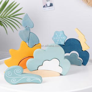 <span class=keywords><strong>Blocchi</strong></span> da Costruzione Arcobaleno per Bambini Giocattoli Educativi Montessori Set di <span class=keywords><strong>Blocchi</strong></span> <span class=keywords><strong>in</strong></span> <span class=keywords><strong>Legno</strong></span> - Product Image 3