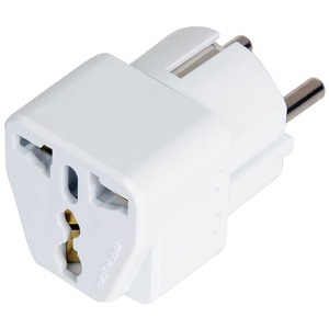 Universal <b>Adapter</b> With 16A White Schuko <b>Plug</b> Vito - Product Image 1