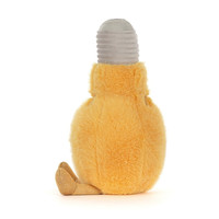 Peluches Jelly Cat Mignonnes en Forme d'Ampoule, Jouets en Peluche Amuseables en Forme d'Ampoule, Série Amuseables, Poupées Douces, Cadeau Parfait pour un Anniversaire