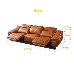 Factory Supplier Sofa Bed 3 Seat In-line Sofa New Design Functional Sofas With Armrest