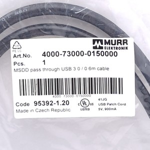 Plc Elektronik 4000-73000-0150000 <strong>Pass</strong>-through <strong>Cle</strong>, Usb 3.0 Male/female, 0.6m for Warranty Product - Product Image 2
