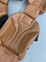 Pour BMW Série 7 5 3 1 X5 X3 X1 E46 E90 E60 F30 F10 E39 F20 G20 E36 Housses de siège sur mesure pour 5 places en cuir