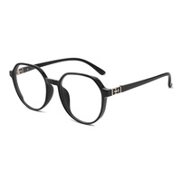 Lunettes d'ordinateur unisexe tendance avec monture carrée plate en TR90 et métal, verres anti-lumière bleue, idéales pour visages en forme de losange - Grande Vente