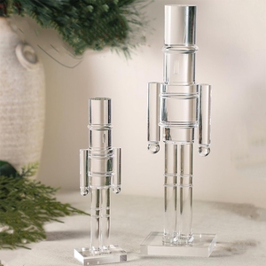 6フィートアクリルくるみ割り人形兵士自立耐久性のある環境に優しいクリスマスホームパーティーデコレーション - Product Image 1