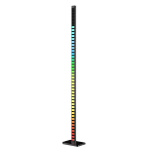 스마트 플로어 램프 코너 플로어 스탠딩 표준 램프 조명 현대 홈 장식 스탠드 플로어 라이트 LED RGB 플로어 램프