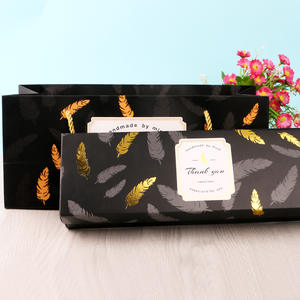 Stampa personalizzata torta di caramelle scatola di biscotti Set sacchetto di imballaggio scatole di cartelle Logo per uso alimentare scatola di carta all'ingrosso basso MOQ dolce - Product Image 4