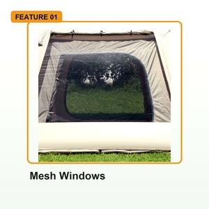 <b>Large</b> Space Family-Friendly Waterproof Camping <b>Tent</b> with Easy Setup and Durable Design for Hiking and Outdoor Activities 4-5 - Product Image 5