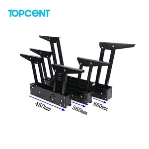 TOPCENT Smart furniture hardware table system coffee table transformer mechanism Lift Top Up Coffee Table Mechanism