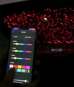 0.5mm Dynamic Symphony Colorful Starlight Headliner Meteor Toit ouvrant Starry Sky Car Contrôle d'écran d'origine pour <span class=keywords><strong>Mercedes</strong></span>-Benz G63 - Product Image 4