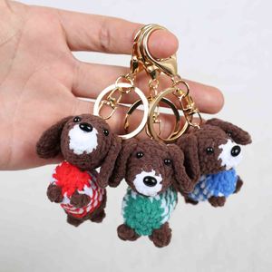 Nuevo Llavero de Peluche Tejido a Mano con Diseño de Perro, Ideal para Regalo Promocional o Souvenir para Mejores Amigos - Product Image 3