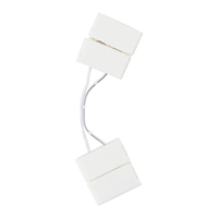 Connecteur de bande LED à 2 broches, mâle et femelle, sans soudure, pour câble flexible