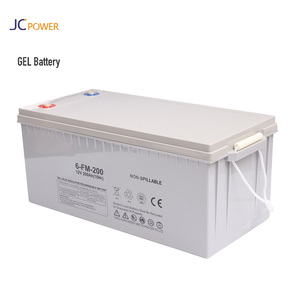 JCパワー充電式3000ディープサイクル高純度鉛ゲルバッテリー交換用<span class=keywords><strong>12V</strong></span> 100AH/150AH/200AH CE認証 UPS/ソーラー対応 - Product Image 1