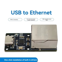 Adaptador Ethernet USB-C a RJ45 ZYSY CH397A, Tarjeta de Red USB de 100 Mbps con Controlador, Compatible con Plug and Play
