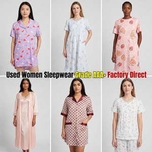 Pigiama da donna usato, stile coreano, due pezzi, con cardigan a maniche corte e elastico in vita, morbido, per la primavera - Product Image 1