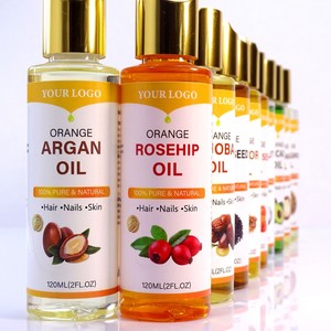 卸売り120mlカスタマイズキャリアオイルバルクオーガニック100% ピュアアボカドアーモンドジョホバグレープアロエアルガンオイルフェイススキンヘア用 - Product Image 2