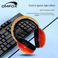 Casque sans fil ODM OEM Glow LED à bandeau lumineux pour le sport, avec suppression du bruit Qualcomm ENC, étanche IPX3, 2.4G RF UHF