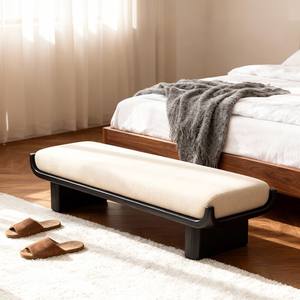 Solid Wood Fabric Long <b>Bench</b> Living Room Entryway <b>Shoe</b> Changing <b>Bench</b> Bed End <b>Bench</b> Handmade Framework Structure - Product Image 4