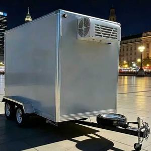 Remolque Refrigerado Móvil <span class=keywords><strong>de</strong></span> Metal <span class=keywords><strong>de</strong></span> 4 Ruedas, Resistente a la Corrosión, Diseño Personalizado, Cámara Frigorífica Profesional <span class=keywords><strong>para</strong></span> Almacenamiento <span class=keywords><strong>de</strong></span> Alimentos <span class=keywords><strong>para</strong></span> Diversos Negocios - Product Image 2