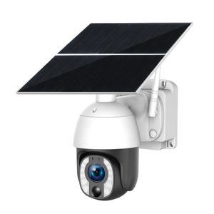 4MP กล้องรักษาความปลอดภัยพลังงานแสงอาทิตย์ Wi-Fi ความละเอียดสูง2K PTZ มองเห็นกลางคืนกล้อง IP ไร้สายกลางแจ้ง4G กล้องสองทางเสียงพลังงานแสงอาทิตย์ - Product Image 1