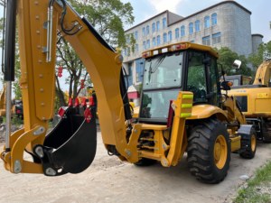 Original Used Caterpillar CAT 420F 420F2 <b>Backhoe</b> <b>Loader</b> Excavator 4x4 Wheel <b>Tractor</b> Retroexcavadora - Product Image 2