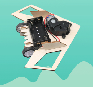 OKYN-Y2563 Kit de Ciencia Mecánica para Estudiantes, Juguete STEM de Madera para Ensamblar un Avión/Auto con Sistema para Evitar Obstáculos, para Experimentos de Física - Product Image 5