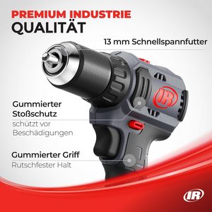 Ingersoll Rand D3141 1/2 In Cordless Compact Drill Driver 20V Brushless Lithium Ion Battery <b>Powered</b> Professional Grade - Product Image 3