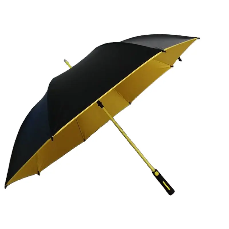 Hot Sale Regenschirm Herren Qualität 8K Starke wind dichte Glasfaser rahmen Holz Lang griff Regenschirm