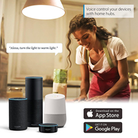 SIXWGH Tuya WiFi Dimmable RGBWC E14 LED Lumière Lampe Smart Home APP Dispositifs de contrôle Électrique pour Garage Bar Compatible Google Home