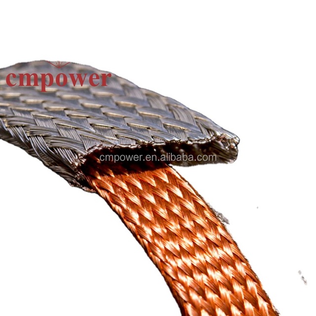 CM POWER 50mm Copper Braided Earth Cable for Grounding