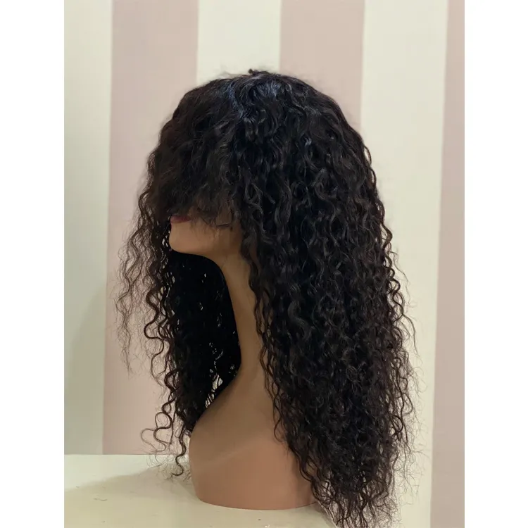 Cambodian Temple Remy Hair 100% Raw Unprocessed Virgin Indian Human Hair Extensions Bobs Natural Curly Wig At Competitive Prices