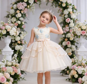 Nuovo Abito <span class=keywords><strong>da</strong></span> <span class=keywords><strong>Cerimonia</strong></span> per Bambine, Vestito <span class=keywords><strong>da</strong></span> Principessa, Abito <span class=keywords><strong>da</strong></span> Damigella per Matrimonio, Abito <span class=keywords><strong>da</strong></span> Sera, Vestito con Gonna Voluminosa per Ragazze - Product Image 6
