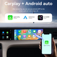 Para Porsche Taycan 2019-2025 Pantalla de copiloto de coche con Android Auto Carplay BT Multimedia Panel de entretenimiento de pasajeros REPRODUCTOR DE DVD