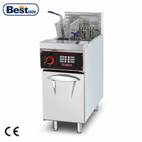 Friteuse électrique professionnelle industrielle commerciale à réservoir simple ou double, version numérique automatique