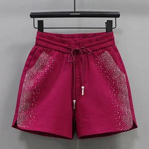 กางเกงขาสั้นผู้หญิงสำหรับฤดูร้อน พิมพ์โลโก้ได้ตามต้องการ กางเกงขาสั้นเอวต่ำ ยกสะโพก ผ้ายืดสแปนเด็กซ์ กางเกงขาสั้นออกกำลังกายสำหรับผู้หญิง - Product Image 1