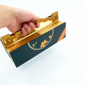 Innovate Shape Custom Heavy Duty Gift Boxes Logo Printing Folding Cardboard Packaging Boxes Wtih Handle