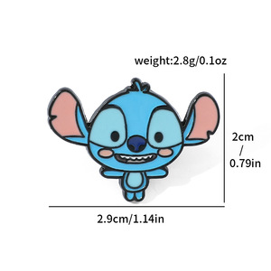 Nouveau Style en gros mignon dessin animé point broches vêtements créatifs broche sacs à main accessoires métal broche Widget pour enfants cadeaux - Product Image 6