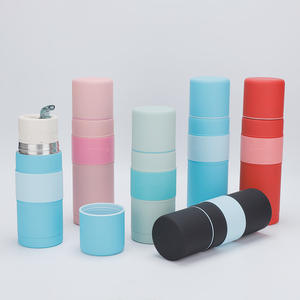 Termo de Acero Inoxidable Aislado de 500ml/700ml con Boca Ancha y Acabado de Goma para <span class=keywords><strong>Yerba</strong></span> Mate, Ideal para Viajes al Aire Libre - Product Image 2