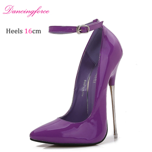 Scarpe Sexy da Crossdresser 16CM, Taglia Grande 46, <span class=keywords><strong>Tacchi</strong></span> Fetish, Décolleté a Punta con Tacco a Spillo per Donne - Product Image 3