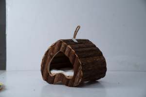 Портативная удобная лежанка для кошек, домик для кошек, комфортная кровать для пушистых друзей, плетеный домик для кошек из ротанга - Product Image 3