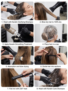 <span class=keywords><strong>Trattamento</strong></span> Riparatore Multi-Ristrutturante per <span class=keywords><strong>Capelli</strong></span> con <span class=keywords><strong>Cheratina</strong></span> 0% Formaldeide ed Essenza di Collagene, Senza Fumo, Lisciante Bio Salutare - Product Image 3