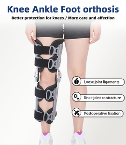 Attelle orthopédique post-opératoire pour immobilisation et stabilisation des articulations de la jambe, avec support articulé pour le genou - Product Image 2