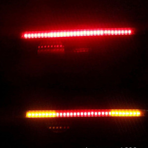 Barre lumineuse 48 <span class=keywords><strong>LED</strong></span> pour <span class=keywords><strong>moto</strong></span>, clignotant arrière, ampoule d'arrêt de frein arrière, lampe de freinage, lumière de frein 3528SMD 3014SMD, double couleur - Product Image 6