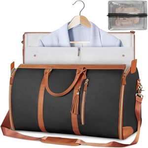 <b>Duffel</b> <b>Bag</b> Large Capacity 56-75L Foldable Waterproof Travel Shoulder Crossbody <b>Bag</b> Solid Color Pink White Brown Black - Product Image 2
