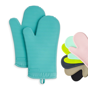 Gants de barbecue résistants à la chaleur haute <span class=keywords><strong>manique</strong></span> <span class=keywords><strong>manique</strong></span> étanche pour la <span class=keywords><strong>cuisine</strong></span> porte-casseroles antidérapants mitaines de four en Silicone personnalisées - Product Image 1