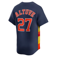 Vente en gros de maillots de baseball américains brodés Houston Astro # 27 Jose Altuve # 44 Yordan Alvarez # 34 Nolan Ryan Softball Wear