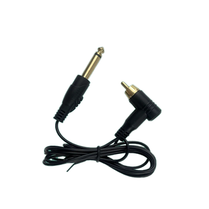 Cable RCA para tatuajes de 2m, cable fino de cobre puro de 2.0mm para fuente de alimentación de máquina rotativa eléctrica - Product Image 2