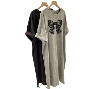 Vestido de Verano 2026 para Mujer, Tallas Grandes <span class=keywords><strong>M</strong></span>-4XL, Casual, de Manga Corta, Estampado, Holgado, Moderno, de Longitud Media - Product Image 3