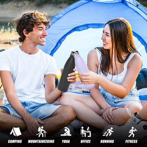 Botella de agua personalizada para bebidas deportivas de 500ml Trinkflasche Edelstahl, termo aislado al vacío de acero inoxidable para niños y adultos - Product Image 5